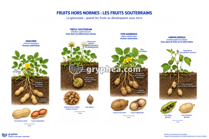 Fruits hors-normes - Les fruits souterrains - gryphea.com